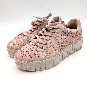 Easy Street Retta Platform Sneaker Shoes Women's Blush Size US9WW EU39.5